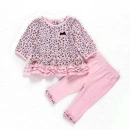 Roupas de menina define um terno floral de manga longa para o recém-nascido para recém-nascidos de aniversário macacão t-shirt tops calça conjuntos de roupas