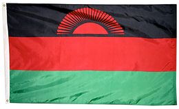 Malawi Flag New Printed Polyester 90x150cm Country National Flags of Malawi Any Custom Style Flying Hanging Decoration