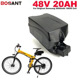 48v 20ah E-bike Lithium Battery 18650 13S 8P 48V Electric Bike Lithium Battery for Bafang 1200W Motor +2A Charger Free Shipping