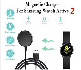 USB Smart Watch Charger Strap USB Charging Dock Cradle for Galaxy Watch Active 2 40/44mm Smart Watch Band Cable Cord Charge Base Station