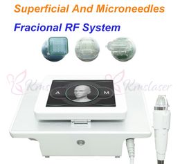 64pins 25pins 10pins no needle four tips microneedle RF wrinkle removal skin rejuvenation machine