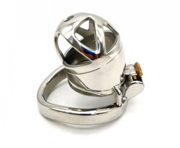 Stainless Steel Male Chastity device BeltAdult Cock Cage With arc-shaped Cocks Ring BDSM Bondage Sex Toy FRRK-19C