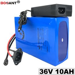 E-bike lithium battery 36V 10AH For Bafang BBSHD 250W 500W Motor Electric bicycle lithium battery 36V +2A charger Free Shipping