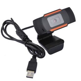 HD Webcam Web Kamera 30FPS 480 P / 720 P / 1080 P PC Dahili Ses Emici Mikrofon USB 2.0 Video Kayıt Bilgisayar PC Dizüstü Bilgisayarda Stokta