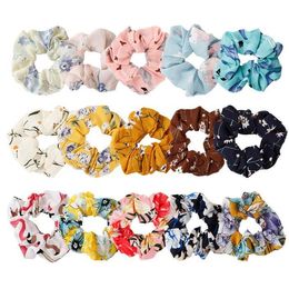 Kids Sweet Korean Style Floral Hairband Childrens Hair Accessories Baby Girls Pretty Elastic Hairband For Party Performance Dance