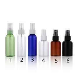 50pcs/lot 50ml Portable Refillable Perfume Atomizer Spray Bottles Empty Bottles Pump Sprayer Women Cosmetics Bottles