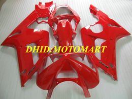 Injection Mould Fairing kit for KAWASAKI NINJA ZX 6R 600CC 03 04 ZX6R 636 2003 2004 All hot red Fairings set ZX55