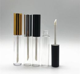 10ml Empty Clear Lip Gloss Tube Lips Balm Bottle Brush Container Beauty Tools Mini Refillable Bottles Lipgloss SN1444