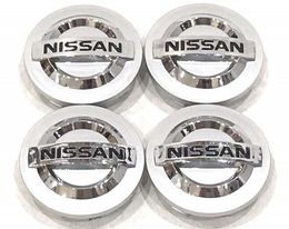 4x 55 mm se adapta a rueda Pegatinas centro insignia de Nissan Centro recorte CAP HUB ALEACIÓN