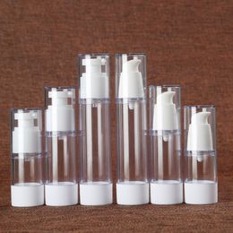 15ml 30ml 50ml Acrylic Airless Bottle Press Type Lotion Bottle High Grade Cosmetic Empty Bottle WB2056