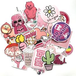 Girl Cute Lovely Laptop Stickers Pink Decorative-Stickers For Phone Cars Guitar Skateboard Snowboard Bicycle Stickers And Decals