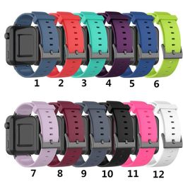 New 18mm Soft Silicone Sport Watchband for Xiaomi Mi Watch Waterproof Men Women Replace Band Strap Bracelet for Smart Watch