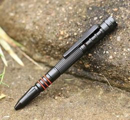 Outdoor Self Defence Tactical Pen Emergency Glass Breaker Multifunctional Survial Mini Portable Tool for Travel Camping Hiking Anti-skid Too