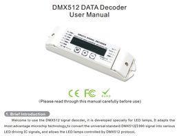 Freeshipping BC-820 DMX to SPI Signal Decoder convertor DMX512 Controller for LPD6803 8806 WS2811 2801 WS2812B 9813 led pixel light DC5V-24V