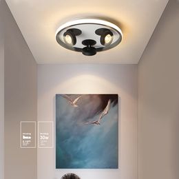 -Moderne LED-Deckenleuchten für Gang-Balkon-Korridor minimalistische kreative Garderobe Foyer Home Network Treppen Veranda Deckenleuchte