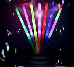 Multi Colourful 7 Modes LED Flashing Night Light Lamp Glow Wand Sticks Birthday Christmas Party festival Camp Free Shipping GB1206