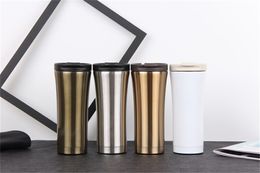 New 17oz Stainless Steel Coffee Mug Tumbler Metal Travel Cup Protable Double Wall Vacuum Insulated Car Cup with Leakproof Lid For Camping 8