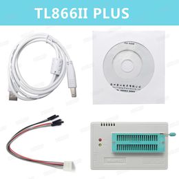 Freeshipping Newest V8.11 TL866II Plus USB programmer 1.8V nand flash 24 93 25 mcu Bios EPROM better than TL866CS/TL866A Progrmamer