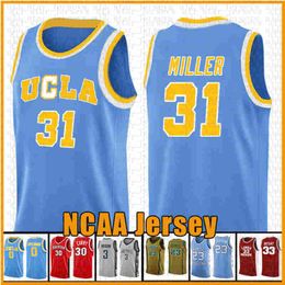 Russell 0 Westbrook Reggie 31 Miller UCLA NCAA Miller Jersey Basketball Campus bear UCLA Jerseys DASWE