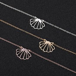 10PCS Geometric Origami Sea Clam Shell Bracelet Nautical Ariel Mermaid Conch Seashell Chain Bracelets Bangles for Ocean Beach Party Jewelry