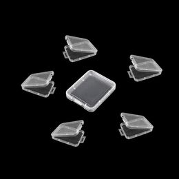 Shatter Container Box Protection Case Card Container Memory Card Boxs CF card Tool Plastic Transparent Storage Easy To Carry LX2021