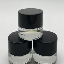 300 X 3g Traval Small cream make up Glass jar with Aluminium lids white pe pad 3cc 1/10oz cosmetic packaging glass jar