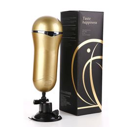 Mens Hands Free Masturbator 36 Speed Vibrator Aircraft Cup Silicone Pussy Artificial Vagina Man Masturbate Sex Toys C19010501