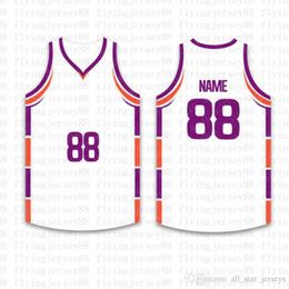 Top Custom Basketball Jerseys Mens Embroidery Logos Jersey Free Shipping Cheap wholesale Any name any number Size S-XXL ji5