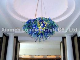 Color/Size Customized Artistic Light Lamps Modern Handicraft Glass Chandeliers Ceiling Lamp