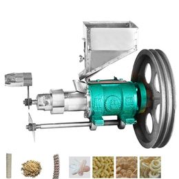 FREE SHIPPING Wholesale Multifuction Cereal Bulking Machine Puffed Snack Food Extruder Making Machine With Motor Auto