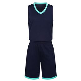 2019 New Blank Basketball jerseys printed logo Mens size S-XXL cheap price fast shipping good quality Dark Blue DB003AA1n