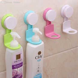 Wholesale-Home Strong Suction Cup Sucker Shower Gel Bathroom Wall Rack Storage Hooks Stand