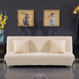 Polar kumaş kolsuz kanepe yatak kapağı evrensel boyutta slipcovers streç kapaklar ucuz kanepe koruyucu elastik tezgah futon kapağı