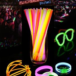 LED Flash Sticks Multi Colour Hot Glow Stick Bracelet Necklaces Neon Party LED Flashing Light Stick Wand Novelty Toy LED Vocal Concert Flas