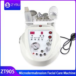 Skin Care 5 in1 DIAMOND MICRODERMABRASION DERMABRASION PEELING Equipment Photon Skin Scrubber Ultrasound Facial Beauty Machine