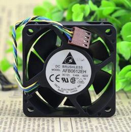 Wholesale fan: DELTA AFB0612EH DC12V 0.48A 60*60*25MM Two-wire/Three-wire/Four-wire Heat Dissipating Fan