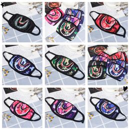 Cute funny cotton three-layer hip hop Fashion masks dustproof male and female anime funny mask