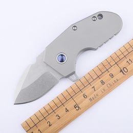 BM 756 titanium alloy handle M390 steel bearing folding knife field survival tool folding knife outdoor survival knife EDC tool