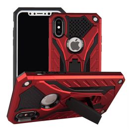 Hybrid Armour Cases With Kickstand Phone Cover For iPhone 11 pro max X XR XS MAX Samsung S9 S10 S10e