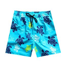 Fashion-2019 Brand Vilebre Men Beach Board Shorts Swimwear Men 100% Quick Dry Turtles Male Boardshorts Bermuda Brequin Swimshort M-Xxxl 223