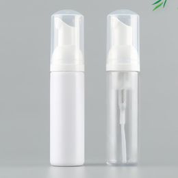 100pcs/lot 50ml Travel Foamer Bottles Empty Plastic Foam Bottles with Pump Hand Wash Soap Cream Dispenser Bubbling Bottle