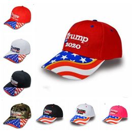 Trump 2020 Baseball Hat Fashion Letter Embroidery Sport Ball Hat USA Flag Cap Causal Unisex Travel Beach Cap Baseball Sports Caps TLZYQ1461