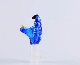 Blue cartoon accessories , Wholesale Glass bongs Oil Burner Glass Pipes Water Pipe Oil Rigs Smoking Free Shipping