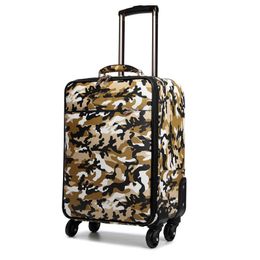 2suitcase carry onTravel Bag Carry-OnVmen women V purse suitcase luxury trunk bag spinner universal wheel mono gram duffel trolley case2894#