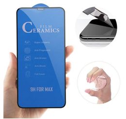 Ceramics Screen Protector Soft Film 9H Full Cover for iPhone 11 pro max XS XR X 8 7 6 Plus Not Tempered Glass