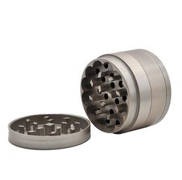 Zinc alloy 62mm diameter four-layer smoke grinder can be Customised