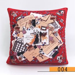 Luxury printing comfortable soft napping material fabric pillowcase cushion cover size 45 * 45cm home decoration family gift 2020 new