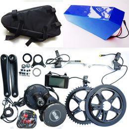 48v 750w 8fun/bafang motor C961 LCD BBS-02 latest controller crank Motor+48V 20Ah lithium ion PVC triangle ebike battery