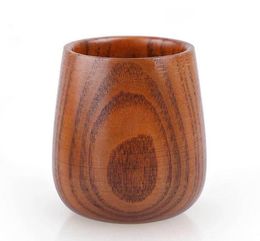 Small Wooden Wine Cup Primitive Handmade Natural Jujube Wood High Quality Wooden Mug Breakfast Beer Milk Drinkware Product YD0295