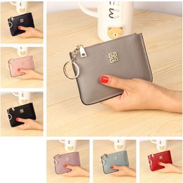 Fashion Letter PU Leather Wallet Women Purse Fashion Trendy Clutch Handbag Outdoor Bag Caredit Holder Key Bags 7 Colors